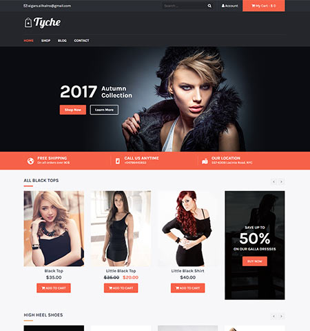 Tyche - WordPress woocommerce themes