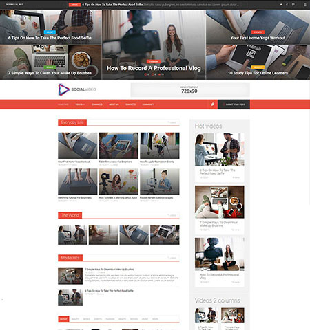 WordPress video theme