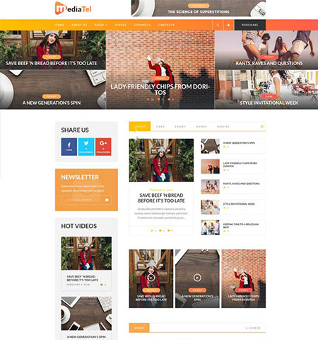 WordPress video theme