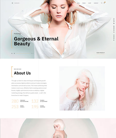 vertical menu wordpress theme