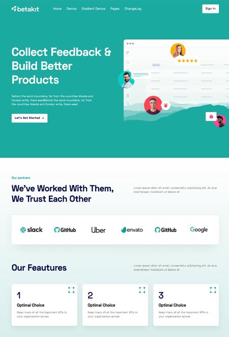 Betakit – WordPress Theme for Creative Agency