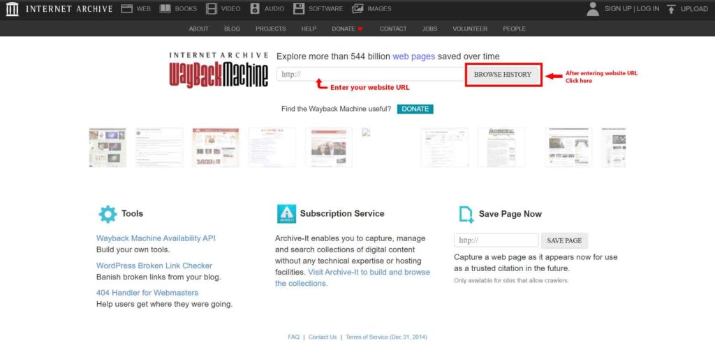 Recover WordPress Website from web archive
